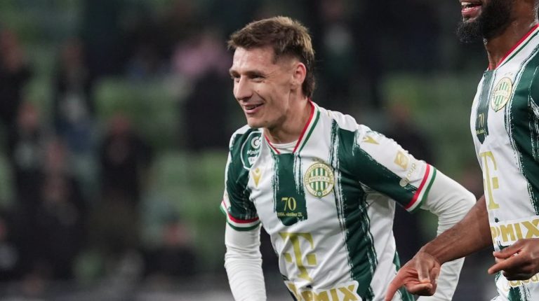 Marius Corbu a marcat pentru Ferencvaros în campionatul Ungariei